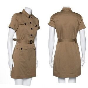 Burberry Brit Belted Military
 Dress,